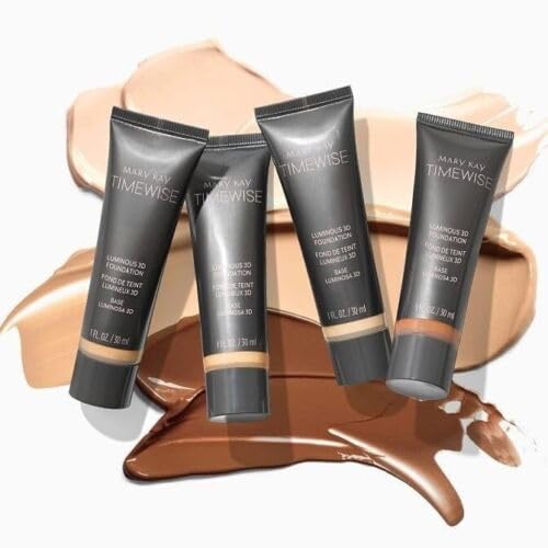 Mary Kay TimeWise next to a ruler showing 30 ml size and travel-friendly benefit