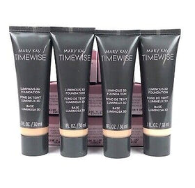 Mary Kay TimeWise texture swipe illustrating smooth blendability and luminous finish