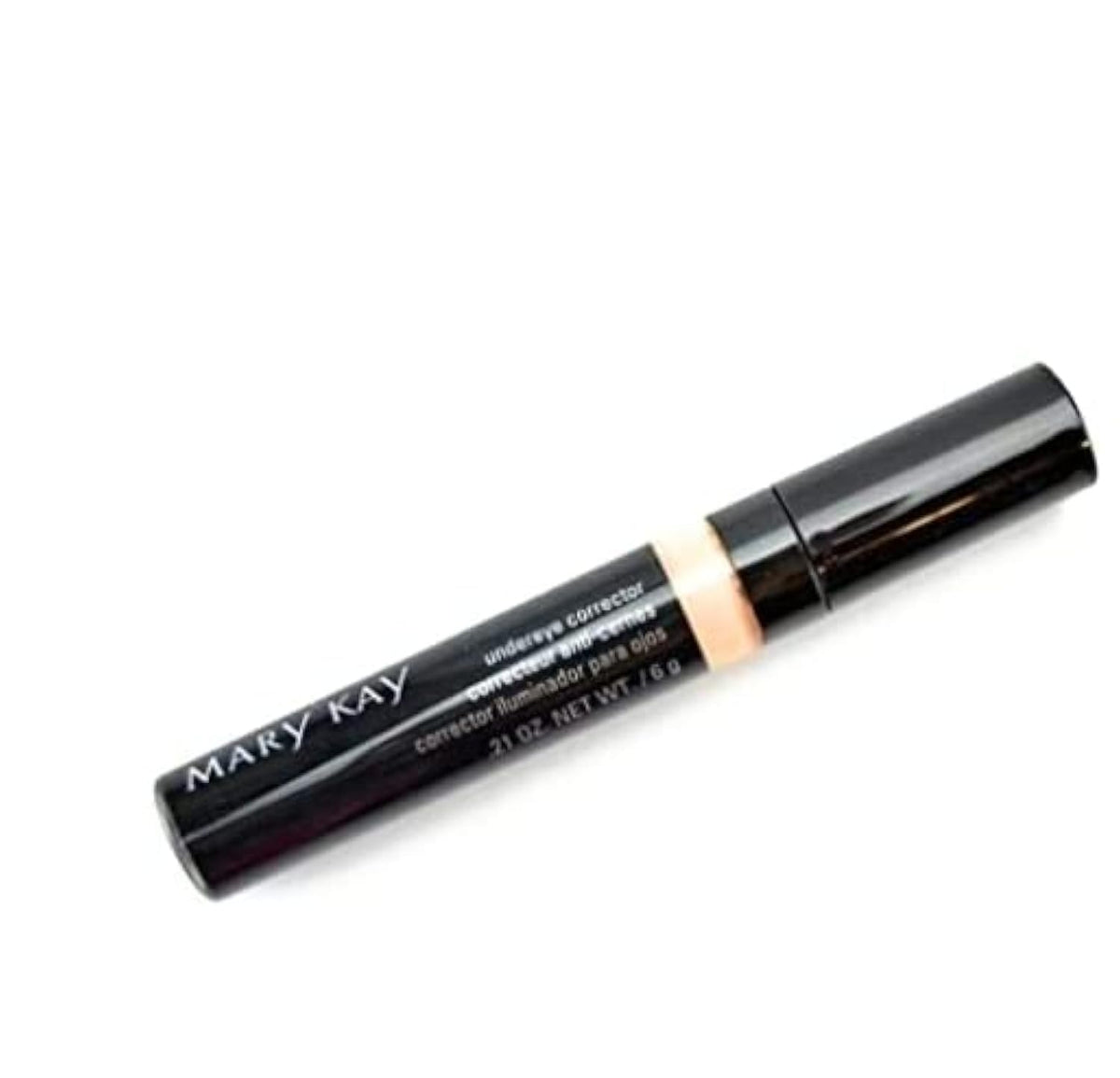 Mary Kay tube front view showing Beige shade and portable packaging for easy touch-ups