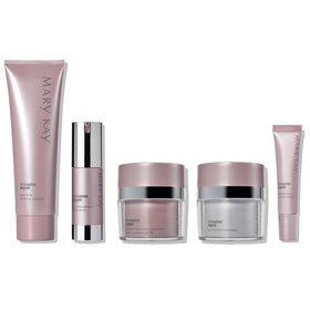 Mary Kay TimeWise Repair Volu‑Firm front packaging showing complete set benefits