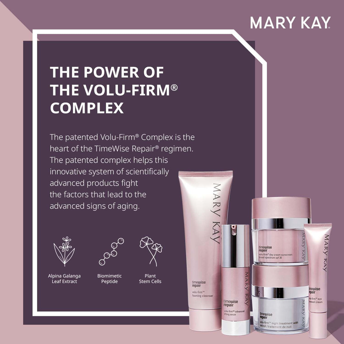 Mary Kay TimeWise Repair Volu‑Firm cream texture closeup for rich hydration benefit
