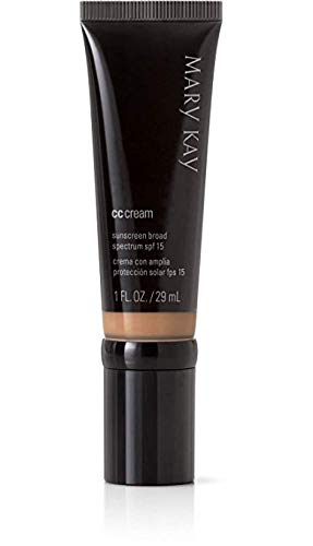Mary Kay Zeronic CC Cream tube front view showing label and compact size benefit