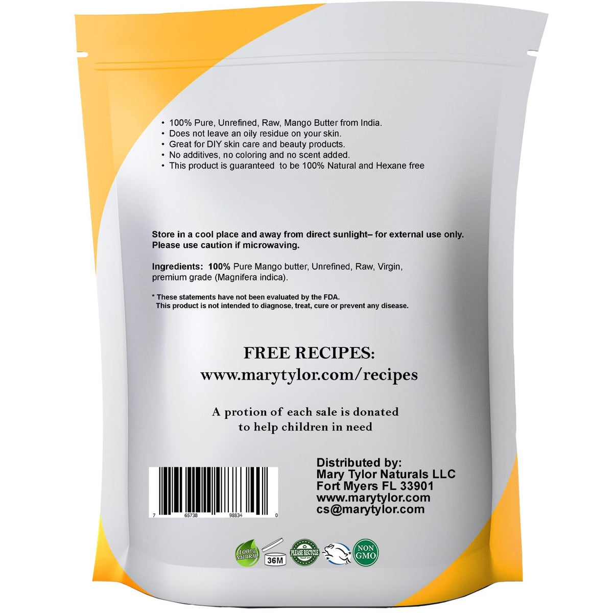 Mary Tylor Naturals applied as a hair mask showing nourishment and scalp benefit