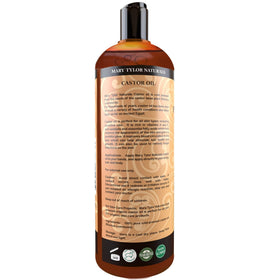 Mary Tylor Naturals bottle in hand showing scale and generous 16 oz volume benefit