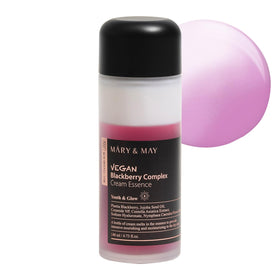 Mary&May front packaging showing bottle and label, highlighting vegan formula benefit