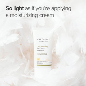 Mary&May ingredients label emphasizing cica complex details