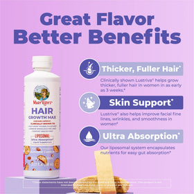 MaryRuth's drizzle over yogurt showing versatile use and pleasant flavor