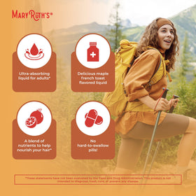MARYRUTH'S pouch mixed into a smoothie for easy daily use