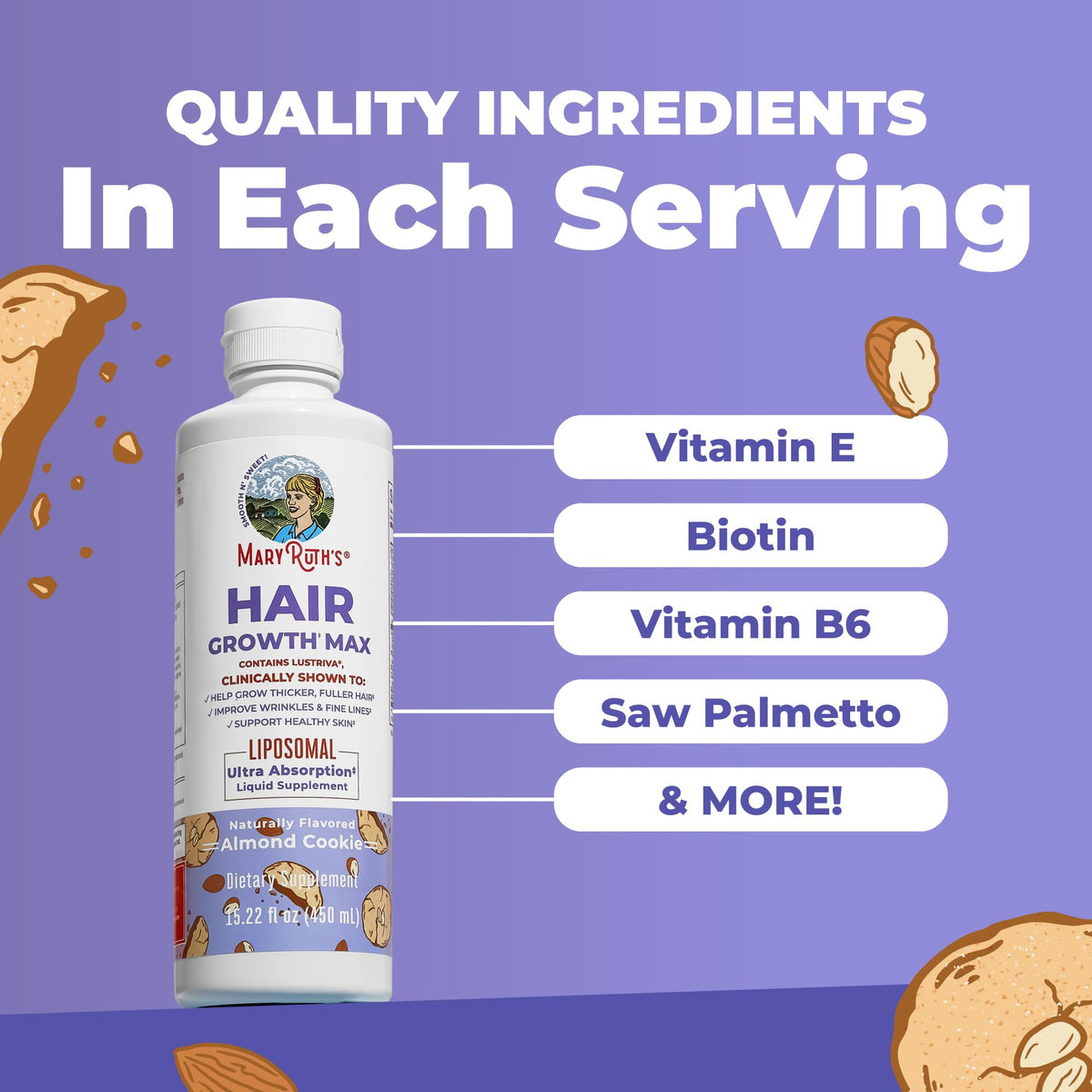 MaryRuth's pumpkin seed oil ingredient close-up showing nourishing oil benefits
