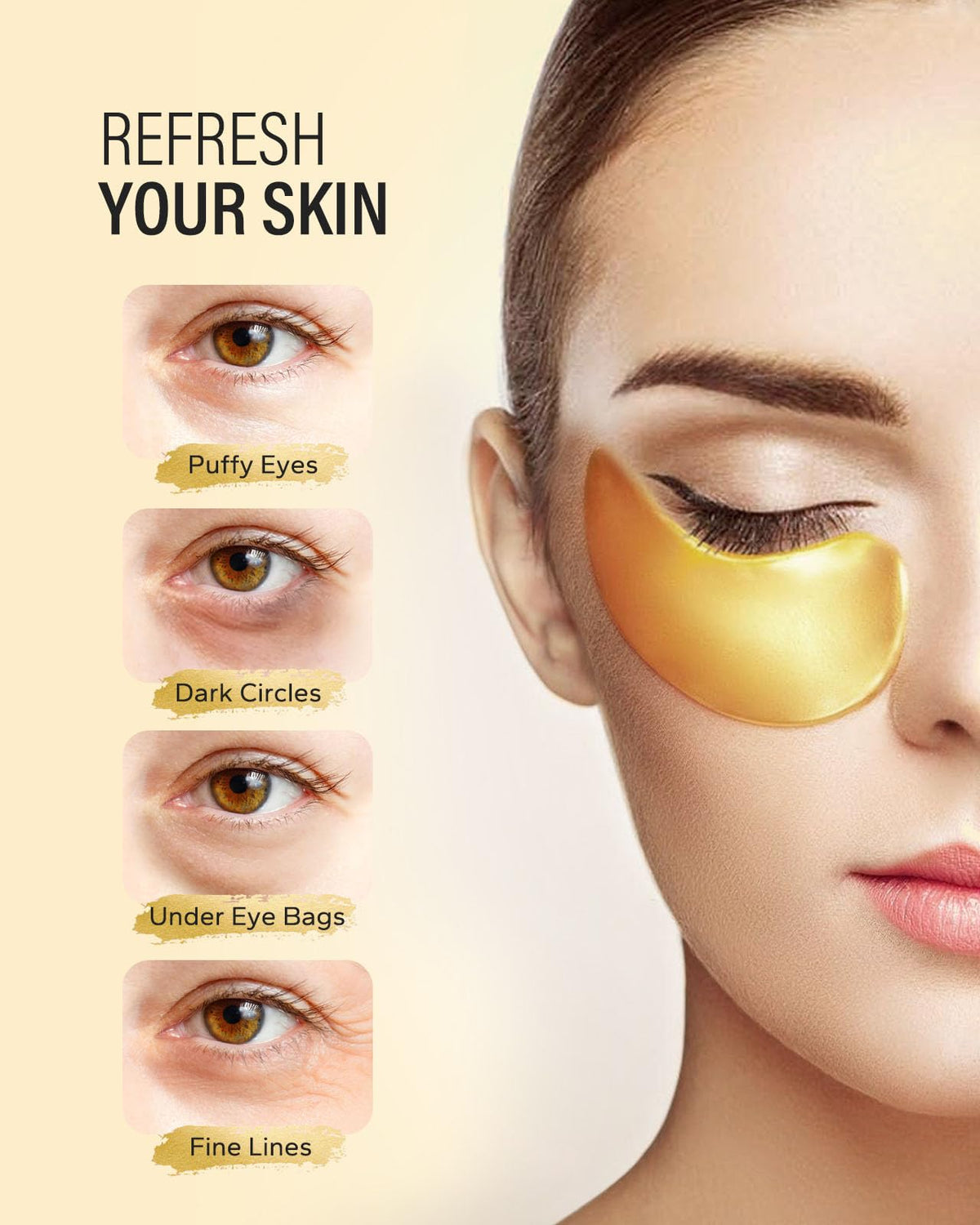 Maskiss close-up texture of gold-infused serum highlighting luminous finish