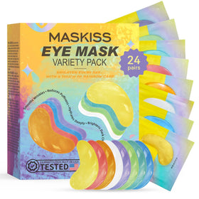 Maskiss front packaging showing variety pack and colors for targeted care