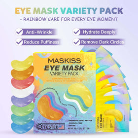 Maskiss individually sealed sachets laid out demonstrating hygiene and convenience