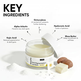 Masofta texture close-up of balm surface, showing creamy hydration benefit