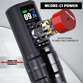 MAST TATTOO adjustment knob detail for fast stroke changes and precise customization
