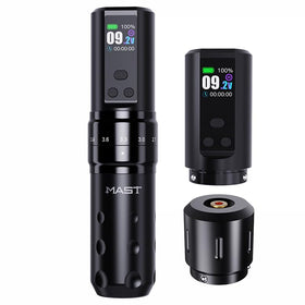 MAST TATTOO Fold2 Pro front view showing pen profile and ergonomic shape for control