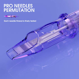 MAST TATTOO clear cartridge body close-up for visible ink flow and cleaning