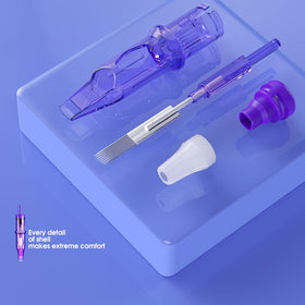 MAST TATTOO cartridge in use demonstrating even shading benefit
