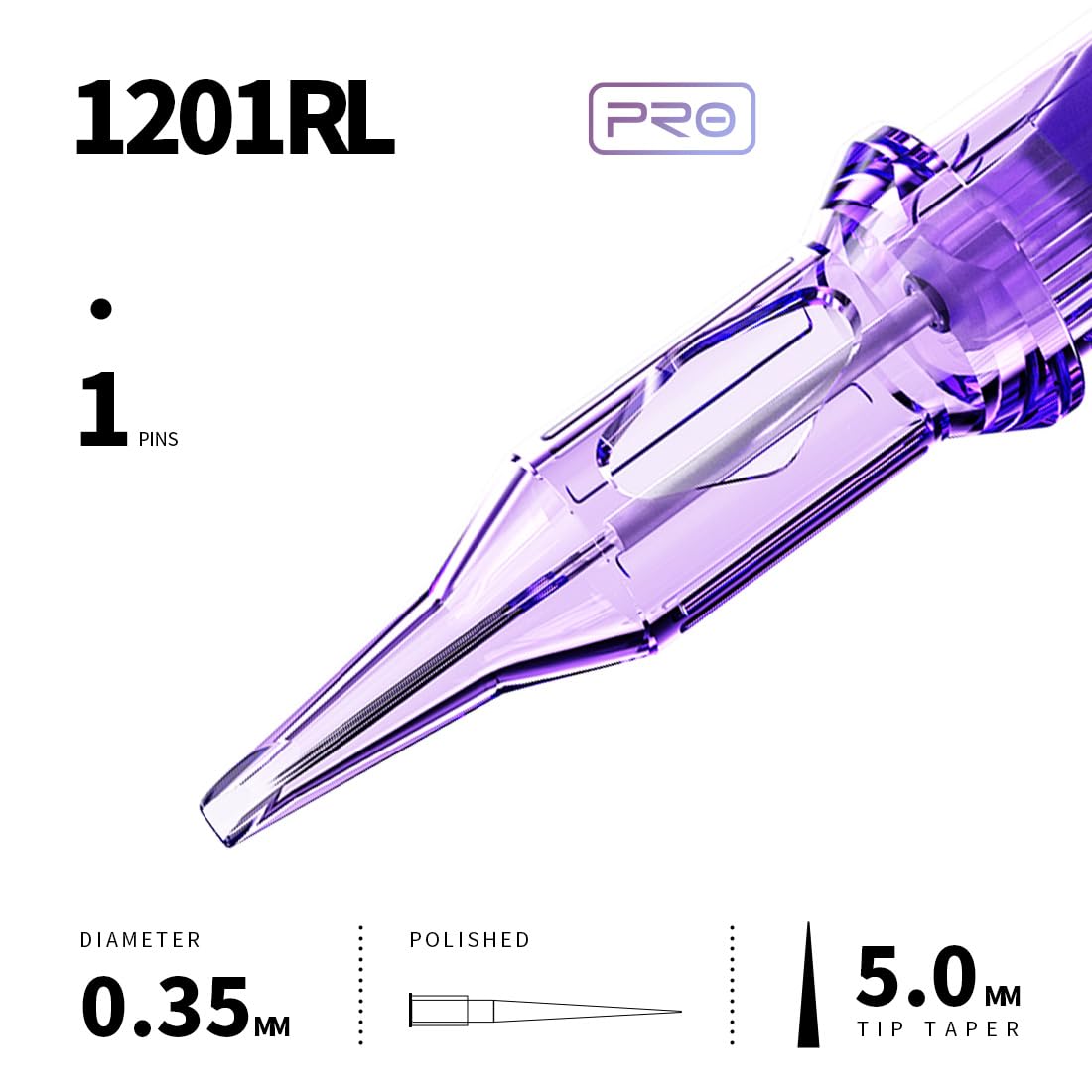 MAST TATTOO cartridge installed on a rotary pen demonstrating secure fit and use