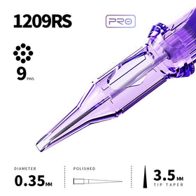 MAST TATTOO needle tip detail highlighting smooth pigment delivery