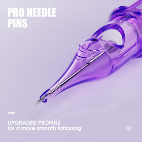 MAST TATTOO side profile of cartridge showing nozzle and stable plunger design