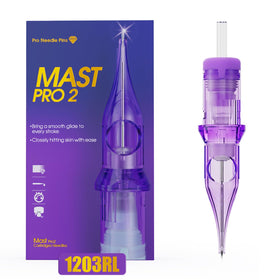 MAST TATTOO front packaging showing 20 Pro2 cartridges and product name benefit convenience