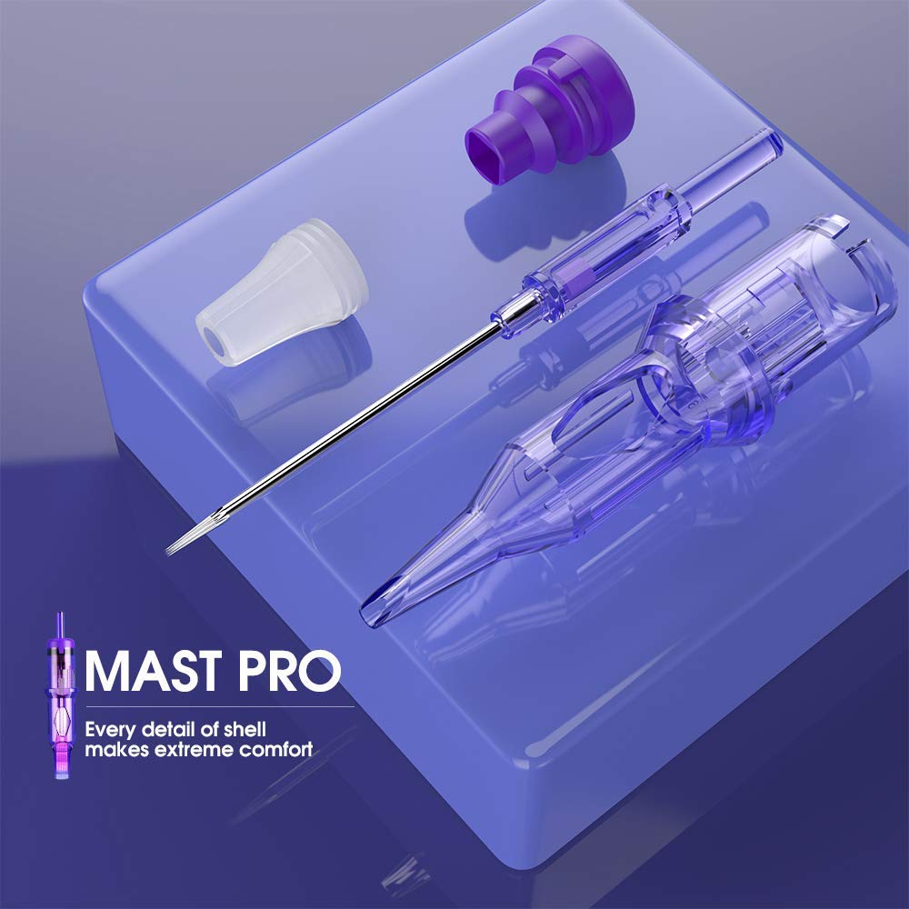 MAST TATTOO twenty cartridges laid out highlighting pack volume benefit
