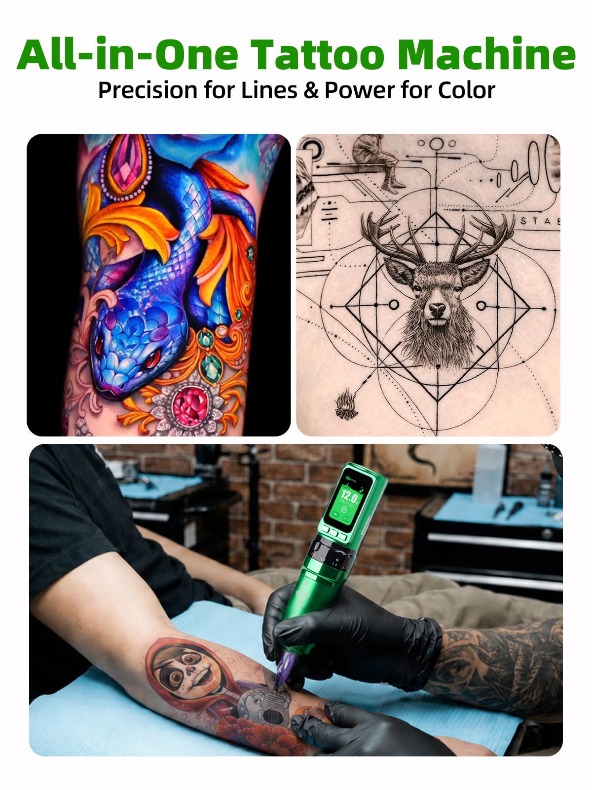 MAST TATTOO lifestyle studio shot showing professional setup and workflow benefit