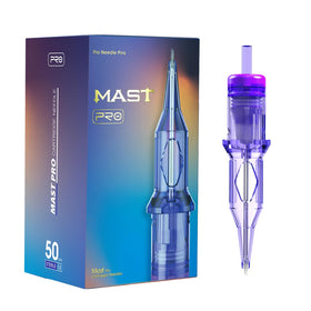 MAST TATTOO front packaging showing 50pcs assortment, professional supply benefit