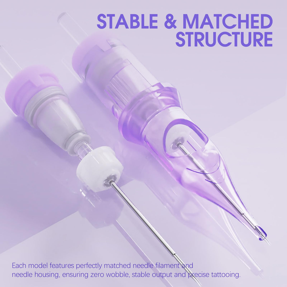 MAST TATTOO needle tip close-up highlighting razor-sharp points for smooth ink flow benefit