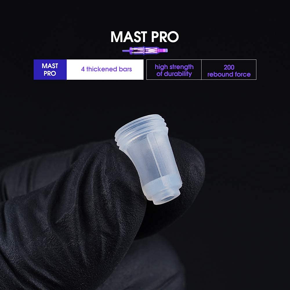 MAST TATTOO packaging label close-up showing model and safety info