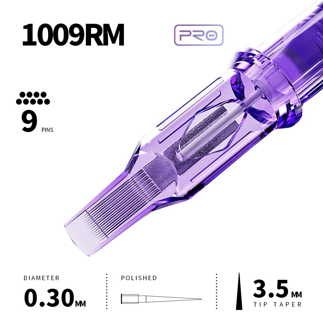 MAST TATTOO transparent body showing clear ink flow for better control