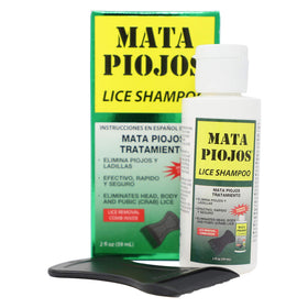Mata Piojos shampoo foam texture demonstrating effective spread and coverage