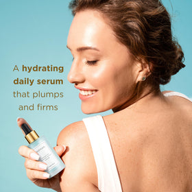 MATKAS serum dropper texture close-up illustrating lightweight absorption