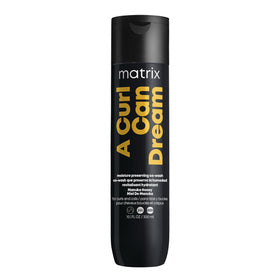 MATRIX front packaging of A Curl Can Dream co-wash showing bottle and label benefits