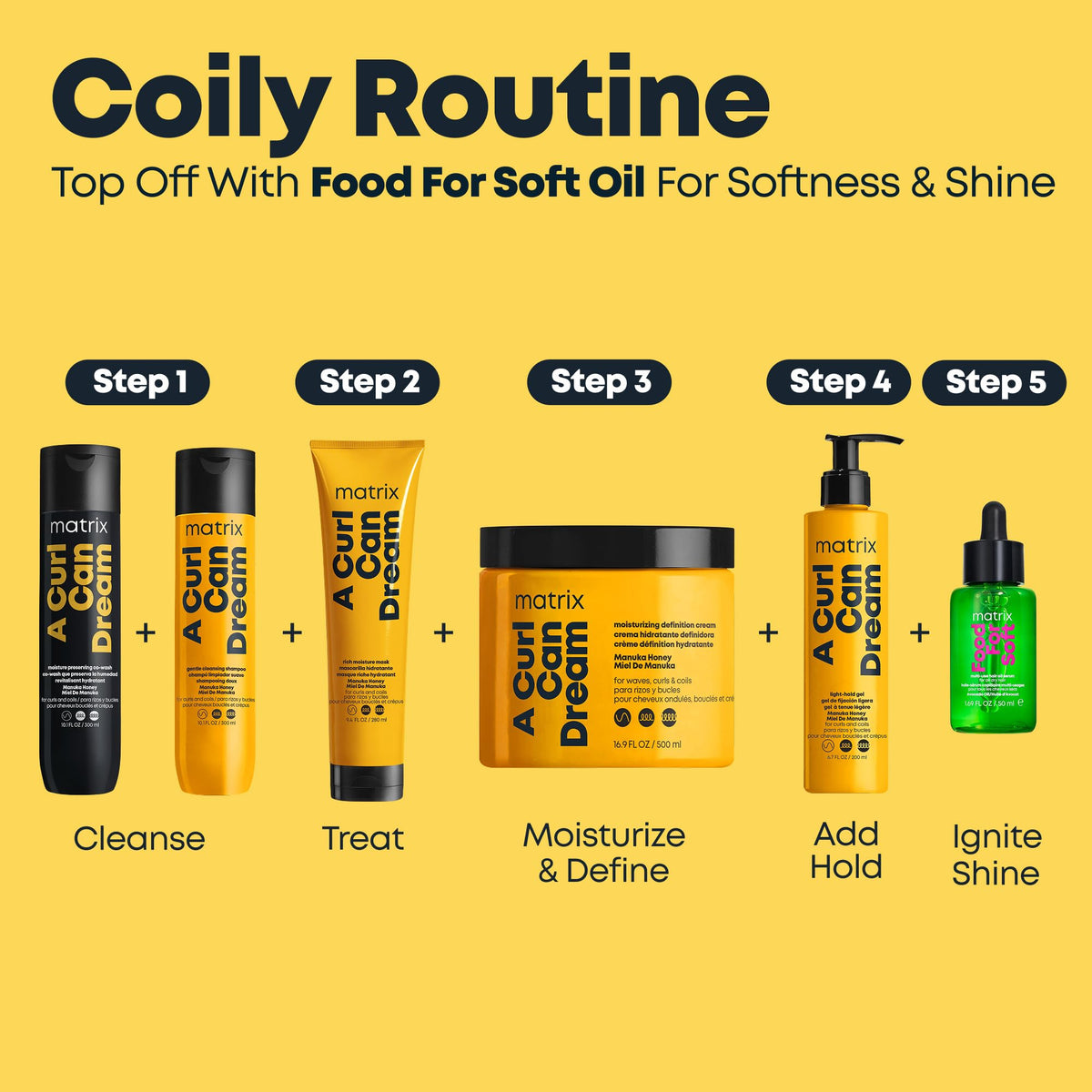 MATRIX styled curls after use to show defined, frizz-reduced hair ready to wear