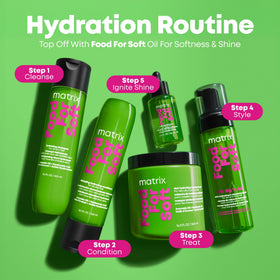 MATRIX on bathroom counter suggesting daily volumizing routine