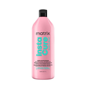 MATRIX front packaging of mighty bonds shampoo showing size and branding benefit