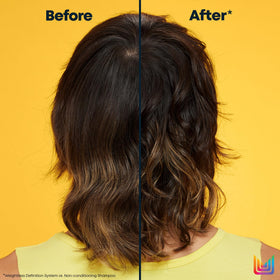 MATRIX squeeze showing conditioner consistency for even distribution and softness