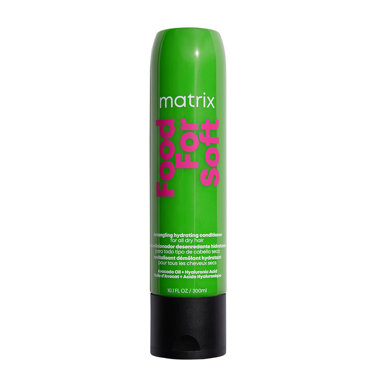MATRIX Food For Soft front bottle showing brand and benefits for hydrated hair