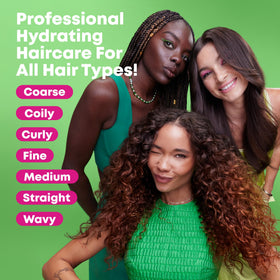 MATRIX hair post-rinse showing soft shiny results and reduced frizz benefit
