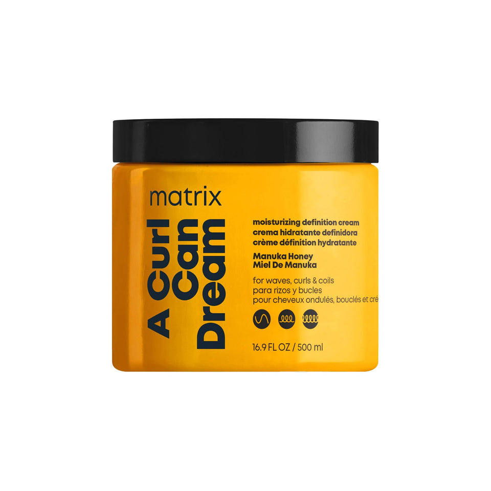Matrix front packaging showing product and brand, highlights moisturizing benefit