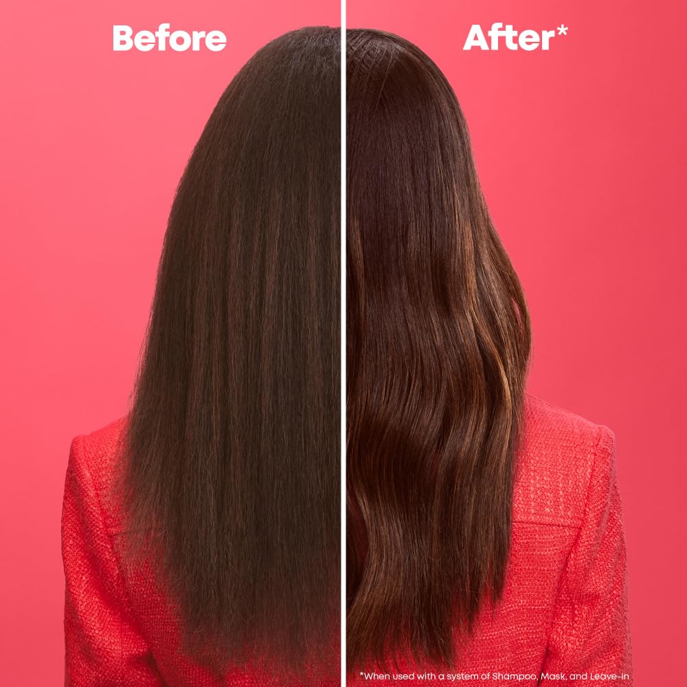 Matrix conditioner pouring onto hand illustrating detangling hydration