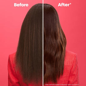 Matrix conditioner pouring onto hand illustrating detangling hydration
