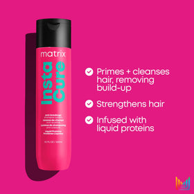 MATRIX bottle paired with conditioner illustrating system use advantage