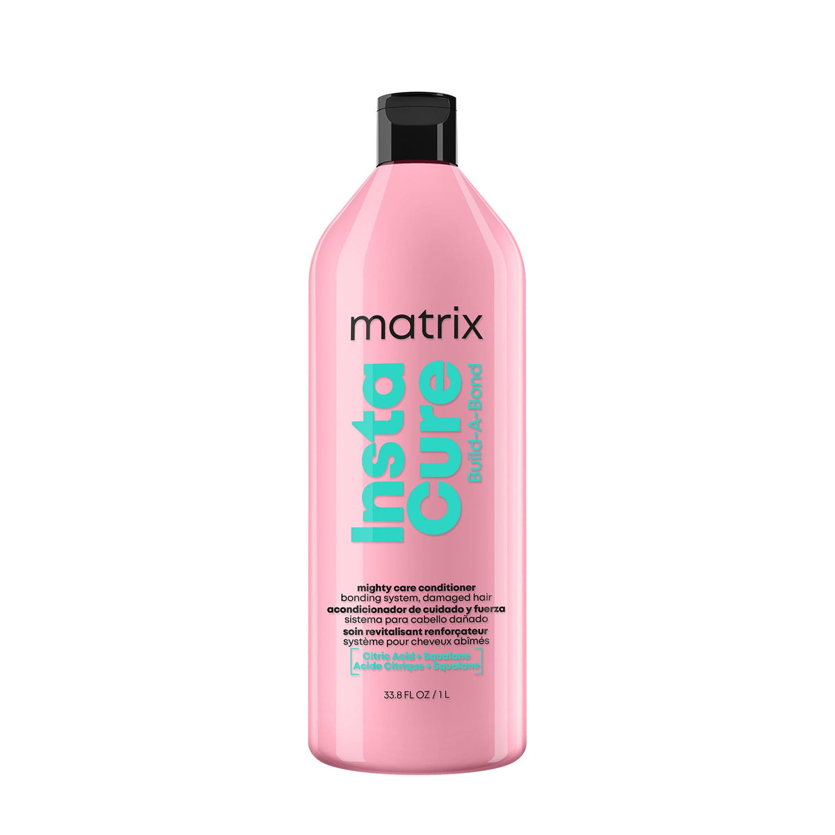 MATRIX front packaging showing 33.8 fl oz bottle and product benefits