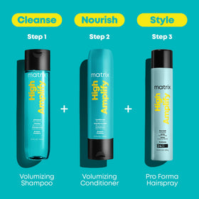 MATRIX lifestyle model with voluminous waves to show finished look benefit