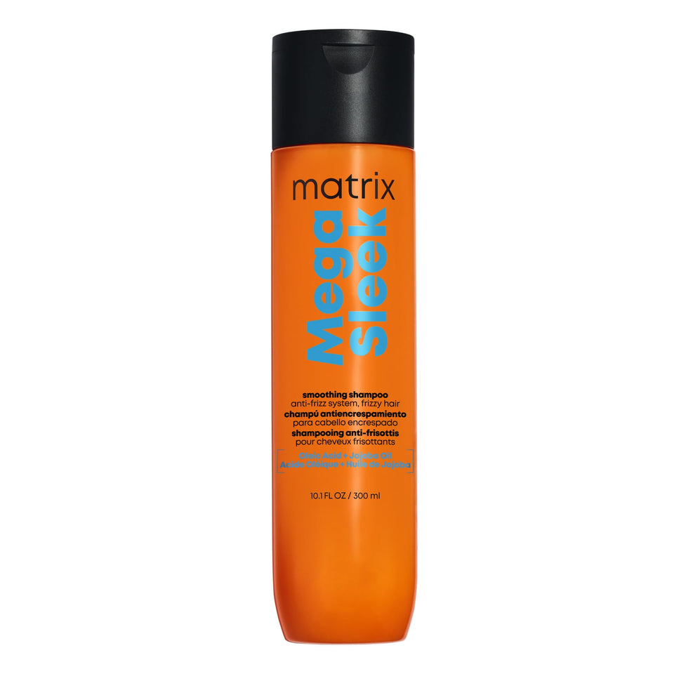 Matrix bottle front packaging showing product and benefits