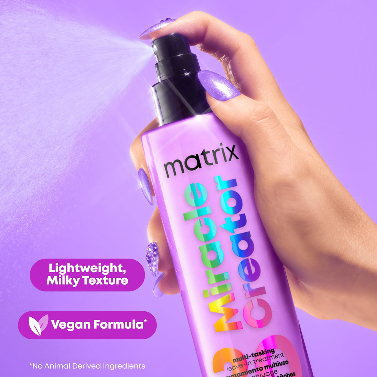 MATRIX on bathroom shelf styled in routine setting for daily use benefit