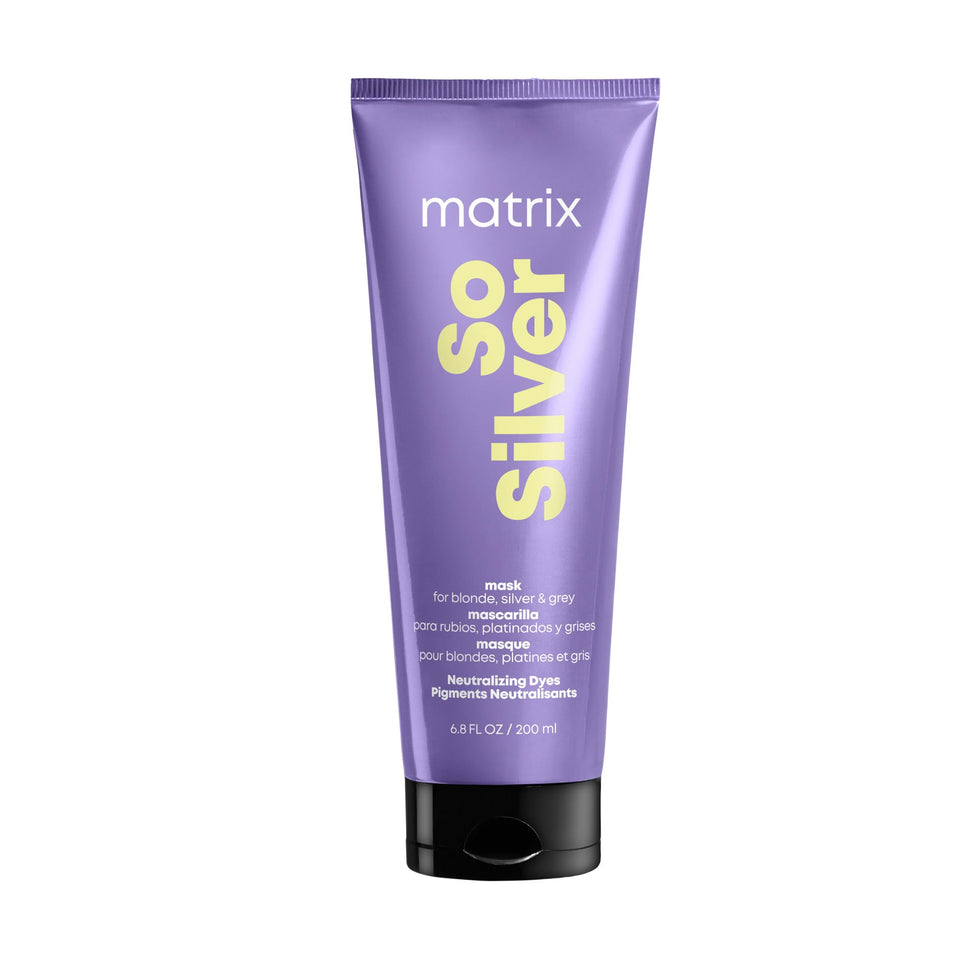 Matrix so silver front jar showing label and 200 ml size benefit
