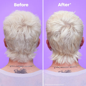 MATRIX spray texture mist demonstrating lightweight absorption benefit